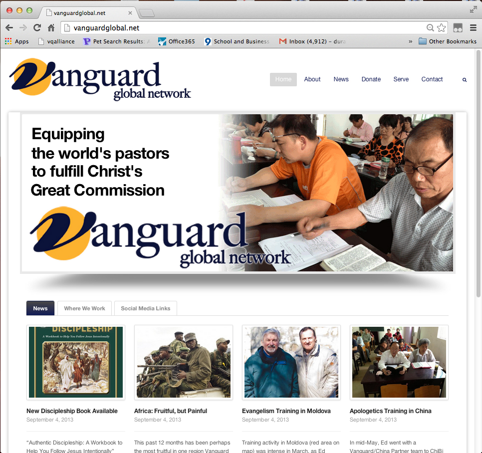 Vanguard-website